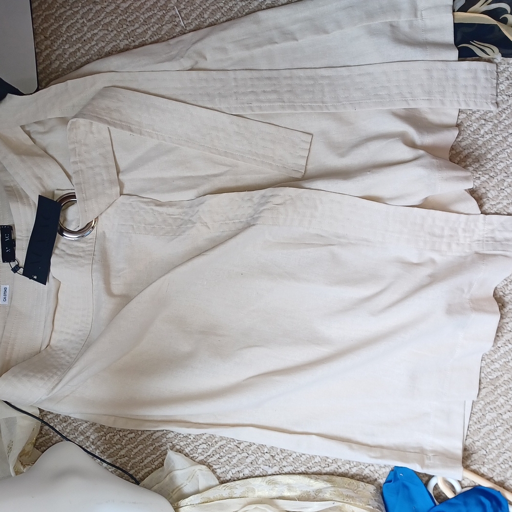 M.A.A.C. London Linen Cotton‎ Skirt/shorts Nwt